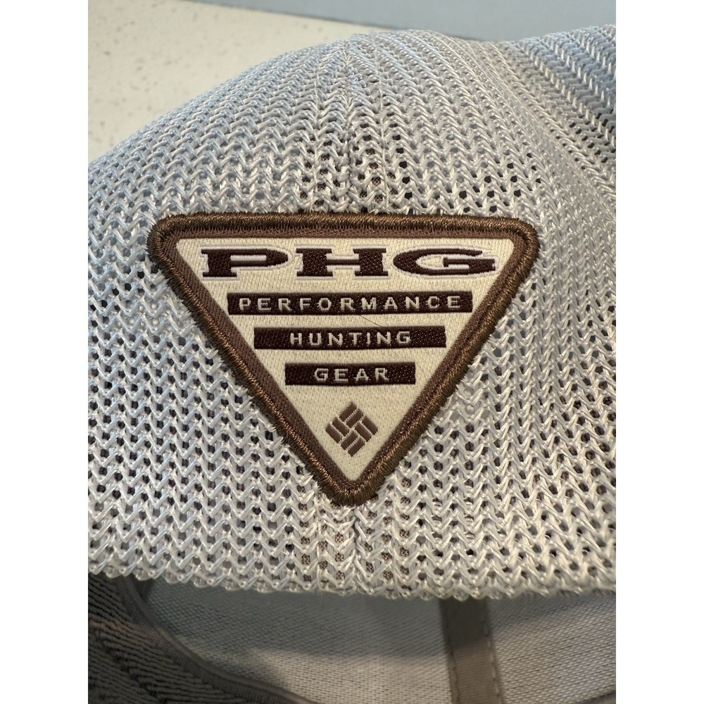 Columbia PFG Flex fit Mesh Hat Gray With Orange Size‎ S/M - Picture 5 of 9